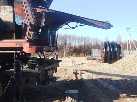 Погружение ж/б свай 400х400, Московская область, Село Покровское